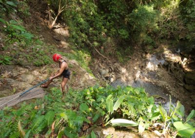 Waterfall rappel tour from Matapalo beachfront eco-lodge, Osa Peninsula Costa Rica