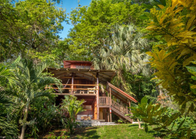 PoleHouse beachfront villa at Encanta La Vida in Matapalo with elevated deck and ocean views