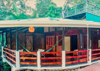 This Treehouse Suite Matapalo is your floating sanctuary. Private platform, rainforest shower, and wildlife at eye level. Experience the purest Osa immersion.Stargazer Suite Costa Rica – Jungle View with Private Deck.